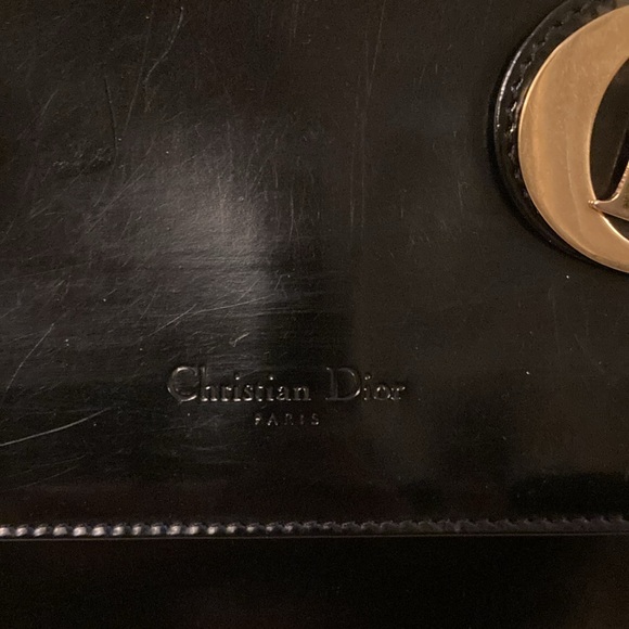 DIOR Lady Dior Black Patent Briefcase with Detachable strap - Picture 3 of 13